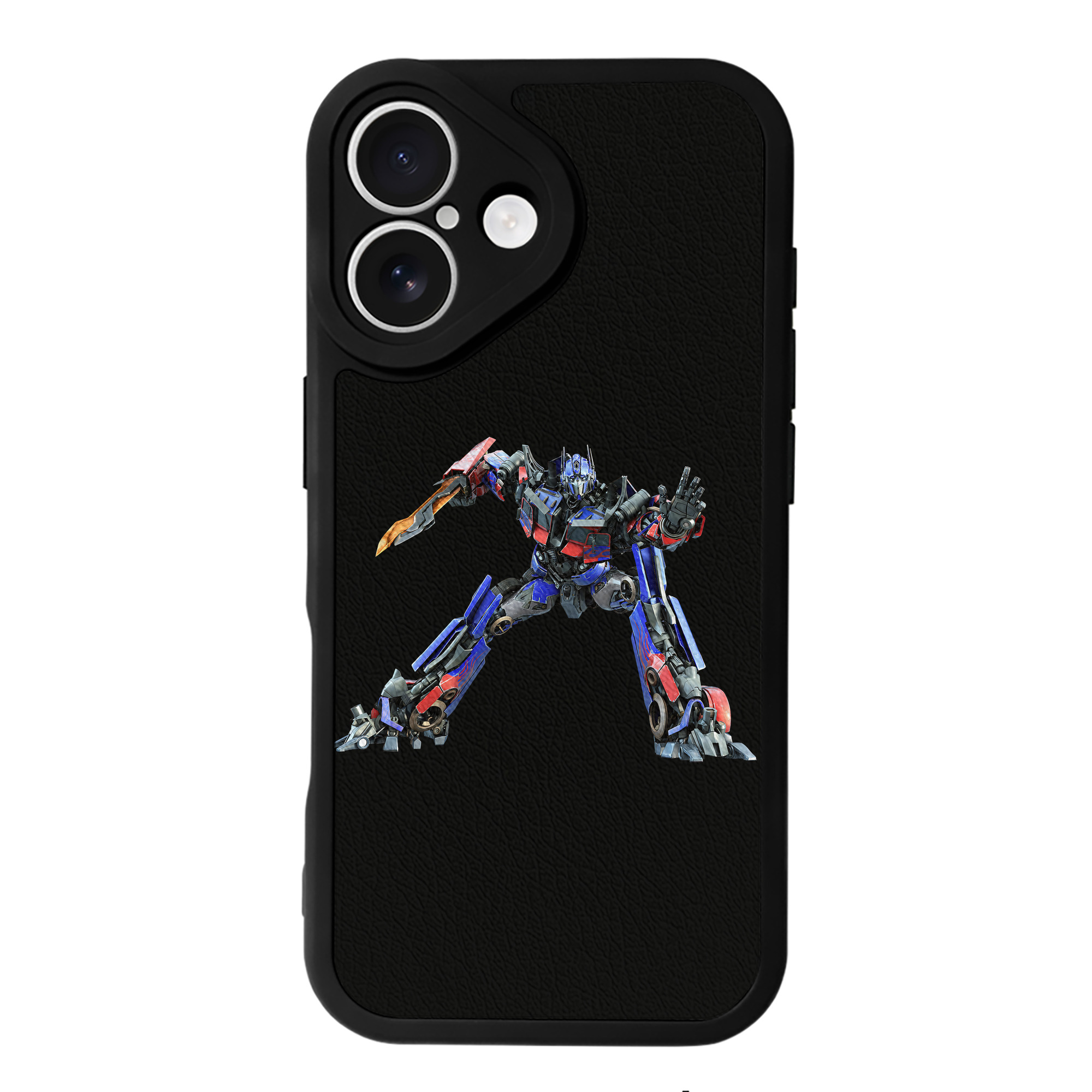 （画像用） Transformers トランスフォーマー 【iPhone 16シリーズ対応】シリコンスマホケース（レザー調） 材質：シリコン